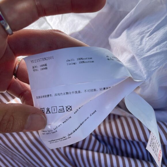 Urban Revivo Cottagecore Striped Apron Dress - Picture 5 of 6